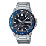 WW2614 Casio Standard Day Date Chain Watch MTD-125D-1A2VDF