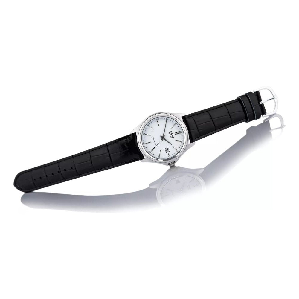 WW0428 Casio Standard Date Leather Belt Watch MTP-1183E-7ADF