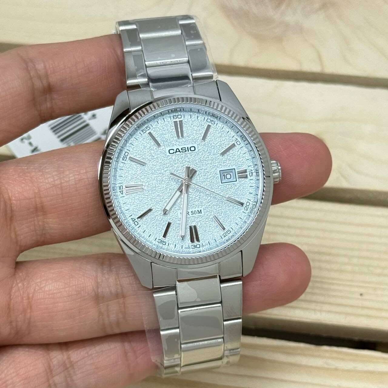 WW3202 Casio Enticer Date Chain Watch MTP-1302DA-2A2VDF