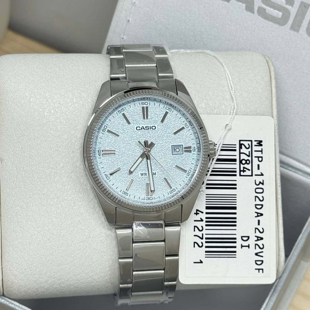 WW3202 Casio Enticer Date Chain Watch MTP-1302DA-2A2VDF
