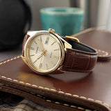 WW2965 Casio Enticer Date Leather Belt Watch MTP-1302PGL-9AVEF