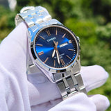 WW1081 Casio Enticer Day Date Chain Watch MTP-1335D-2A2VDF