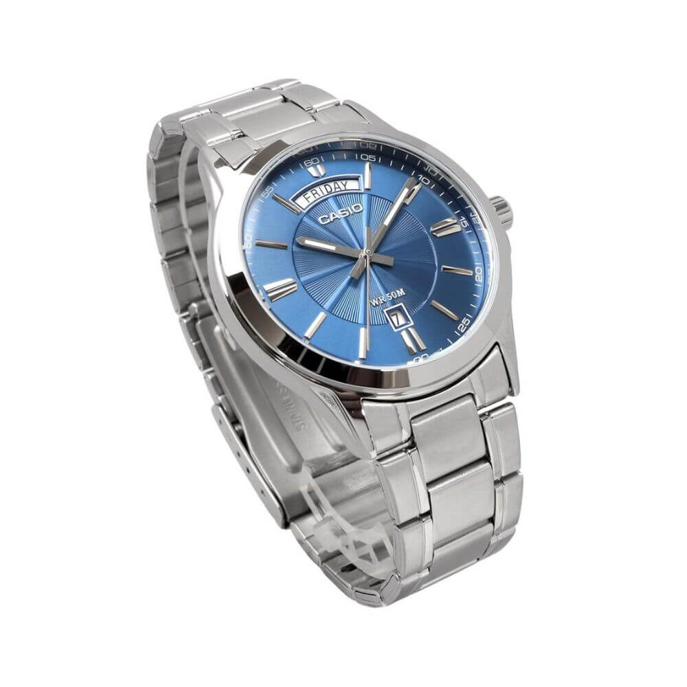 WW3136 Casio Enticer Day Date Chain Watch MTP-1381D-2AVDF