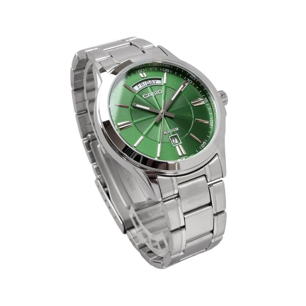 WW3137 Casio Enticer Day Date Chain Watch MTP-1381D-3AVDF