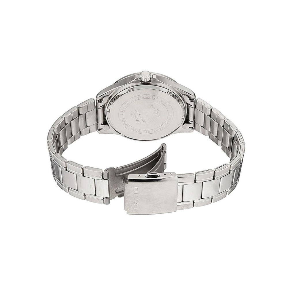 WW1239 Casio Enticer Day Date Stainless Steel Chain Watch MTP-1384D-7AVDF