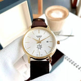 WW2674 Casio Standard Day Date Leather Belt Watch MTP-B125GL-7AVDF