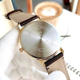 WW2674 Casio Standard Day Date Leather Belt Watch MTP-B125GL-7AVDF
