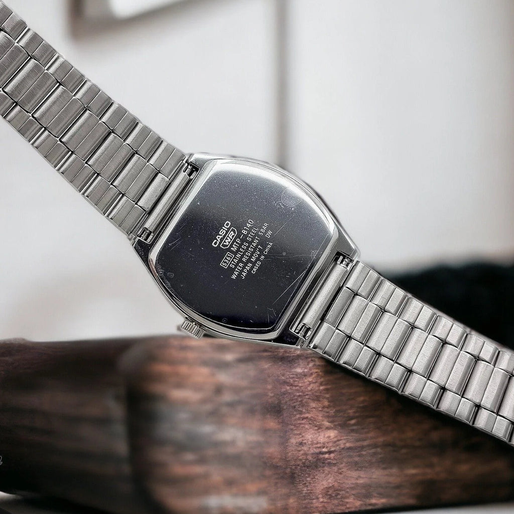 WW2688 Casio Standard Tonneau Chain Watch MTP-B140D-1AVDF