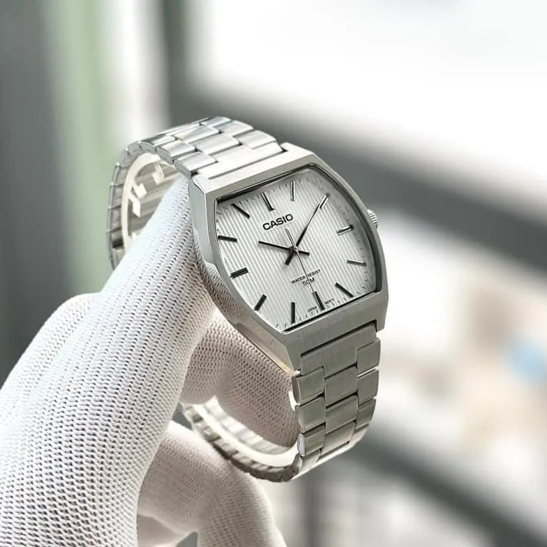 WW2690 Casio Standard Tonneau Chain Watch MTP-B140D-7AVDF
