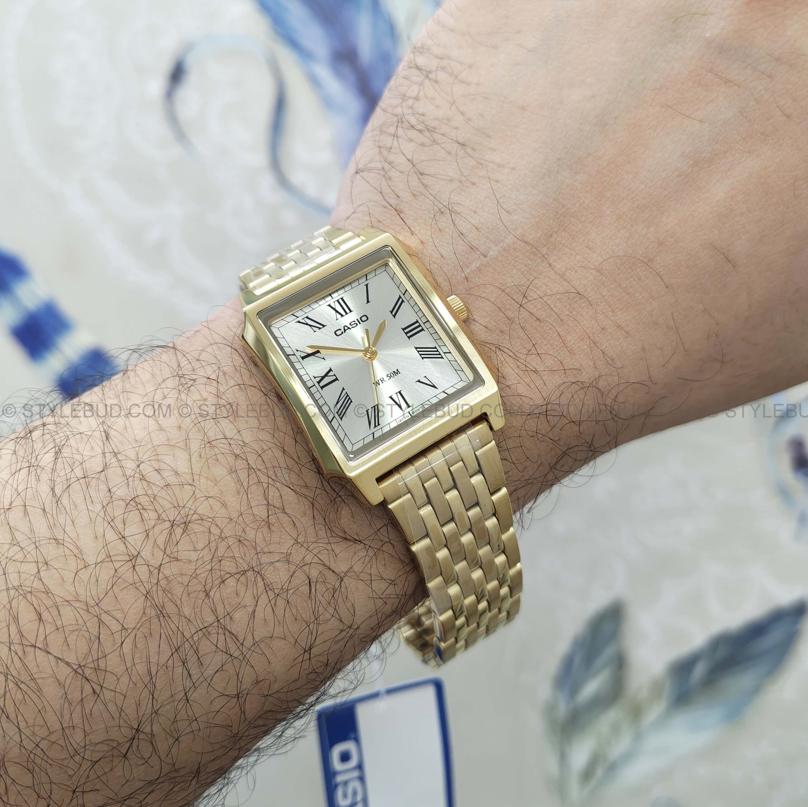 WW3212 Casio Standard Tank Chain Watch MTP-B190G-9BVDF