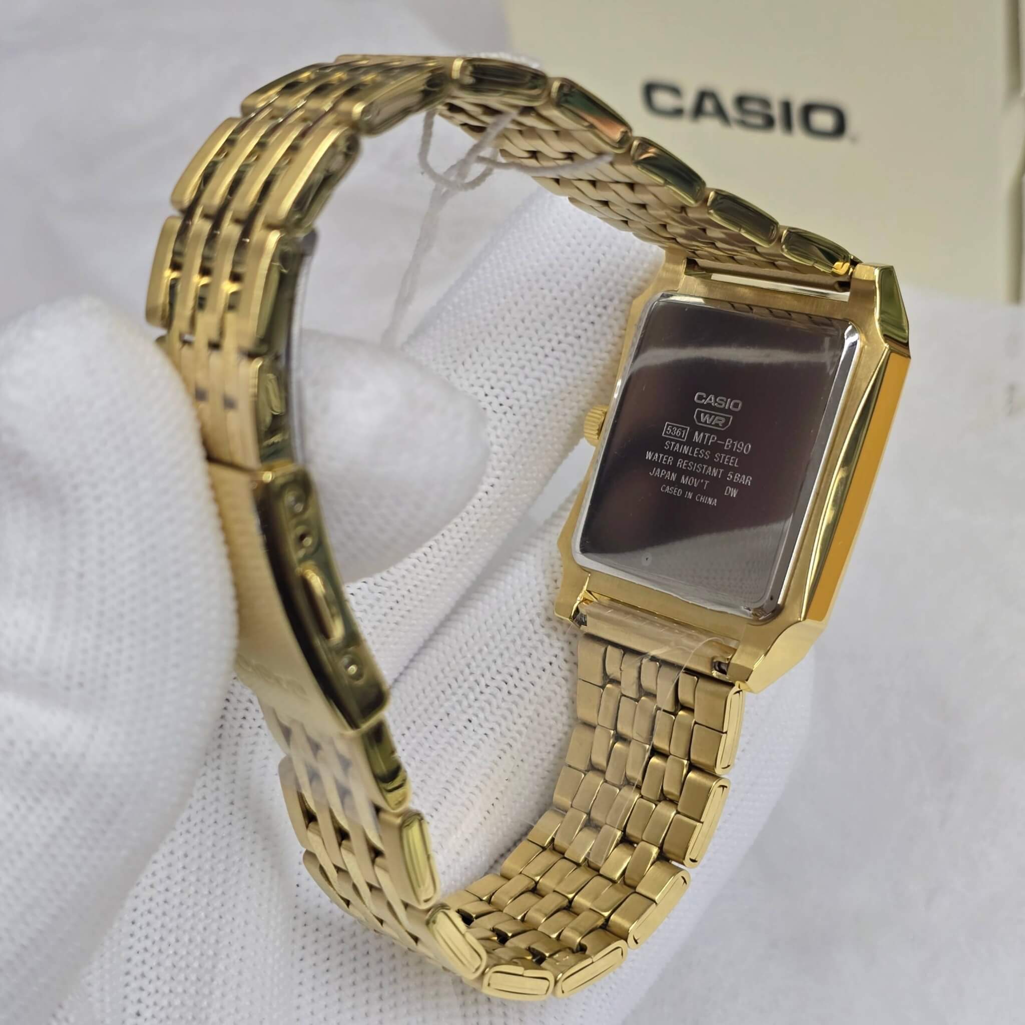 WW3212 Casio Standard Tank Chain Watch MTP-B190G-9BVDF