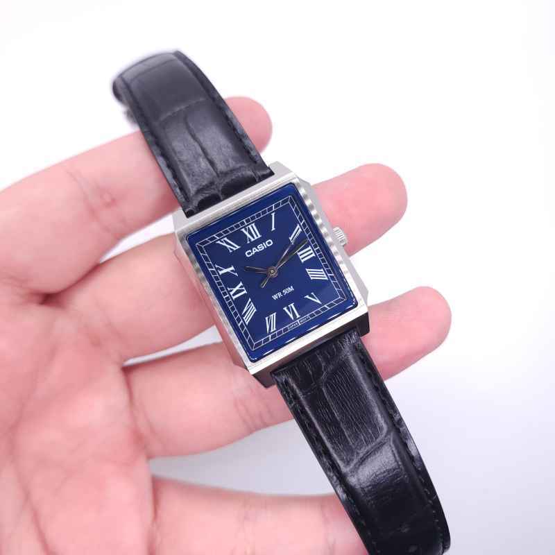 WW3110 Casio Standard Tank Leather Belt Watch MTP-B190L-2BVDF