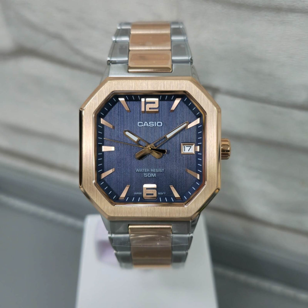 WW3237 Casio Standard Date Chain Watch MTP-B195RG-2AVDF