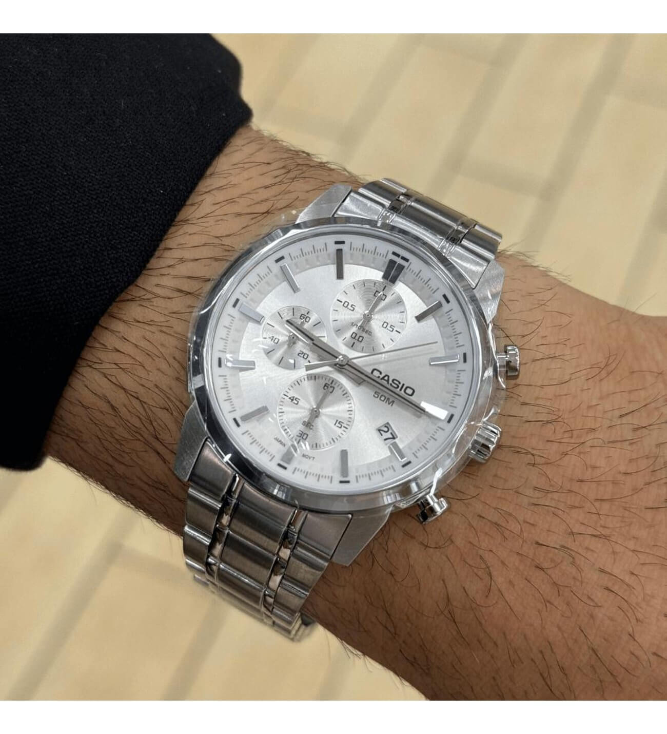 WW3114 Casio Standard Chronograph Chain Watch MTP-E510D-7AVDF