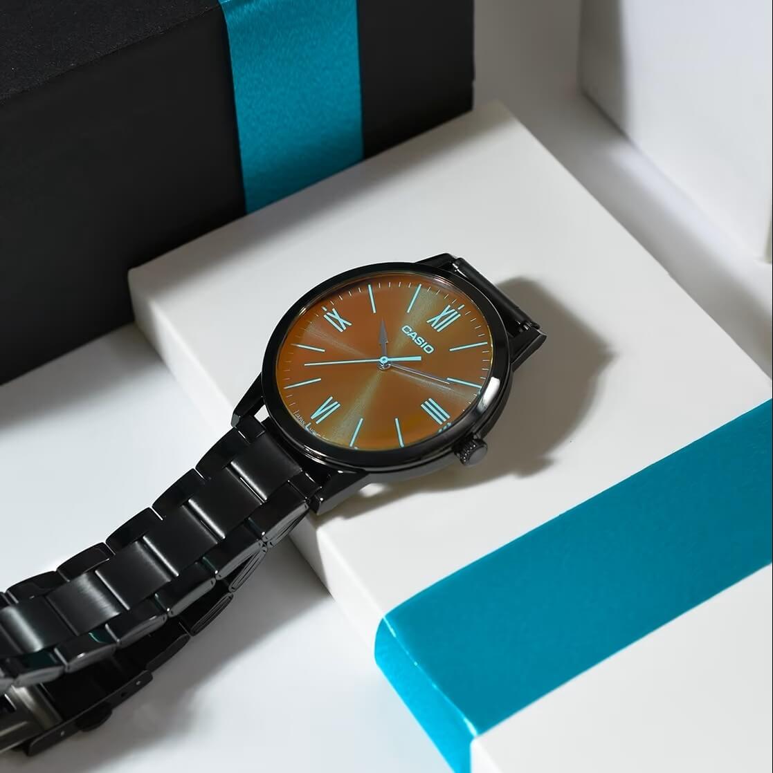 WW3162 Casio Standard Chain Watch MTP-E600B-1BDF