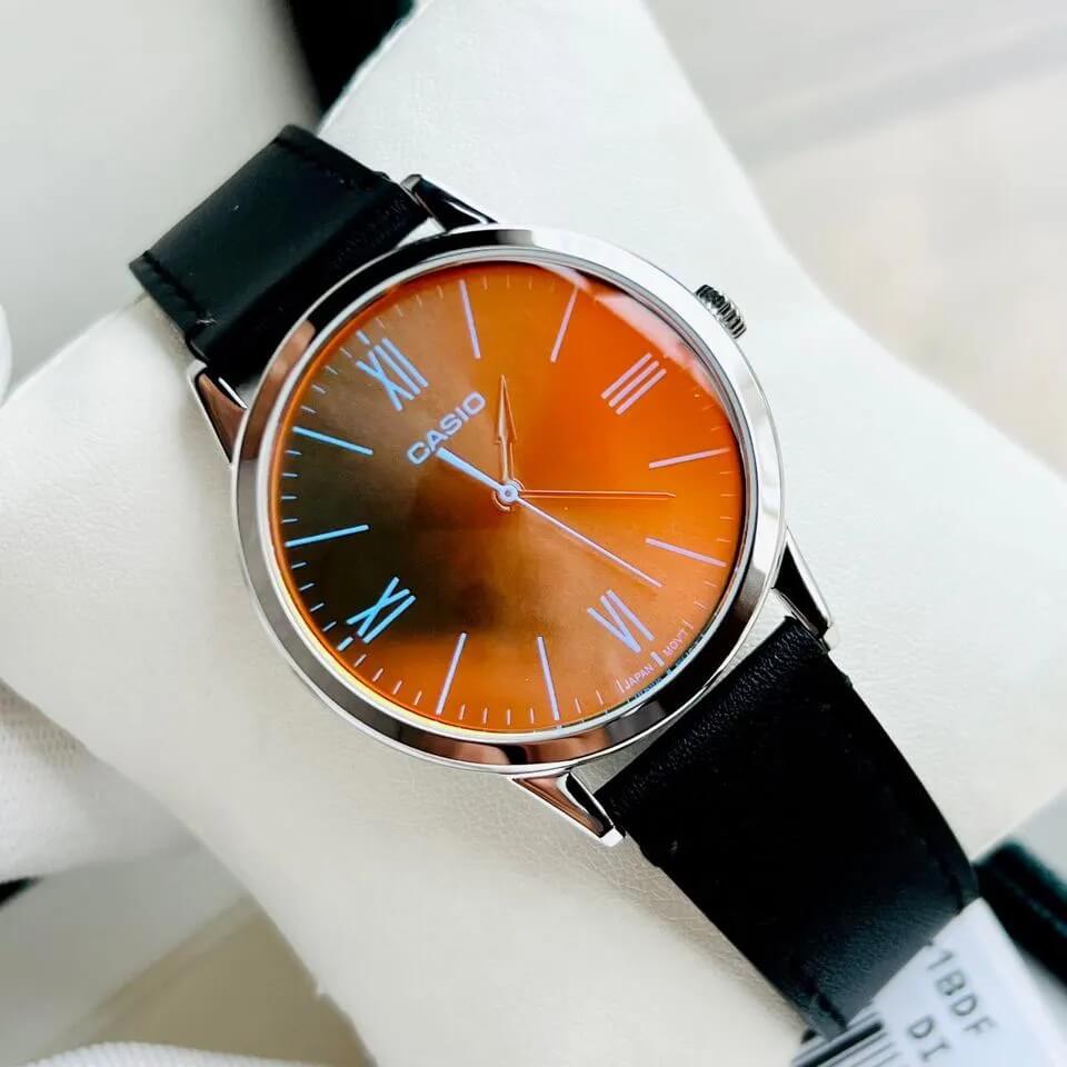 WW3167 Casio Standard Leather Belt Watch MTP-E600L-1BDF