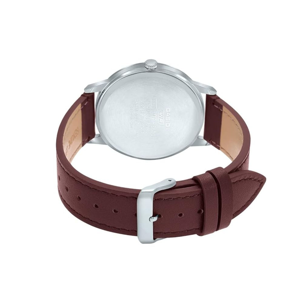 WW3168 Casio Standard Leather Belt Watch MTP-E600L-5BDF