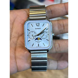 WW2882 Casio Standard Moon Phase Day Date Chain Watch MTP-M305D-2AVDF