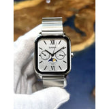 WW2884 Casio Standard Moon Phase Day Date Chain Watch MTP-M305D-7A2VDF