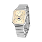 WW2885 Casio Standard Moon Phase Day Date Chain Watch MTP-M305D-9AVDF
