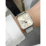 WW2885 Casio Standard Moon Phase Day Date Chain Watch MTP-M305D-9AVDF