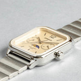 WW2885 Casio Standard Moon Phase Day Date Chain Watch MTP-M305D-9AVDF