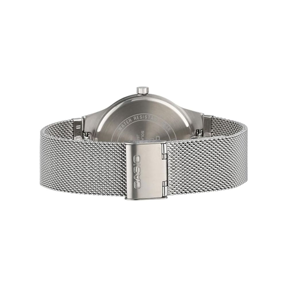 WW2721 Casio Standard Solar Powered Mesh Chain Watch MTP-RS105M-3BVDF