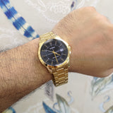 WW2565 Casio Standard Date Golden Chain Watch MTP-V004G-1CUDF