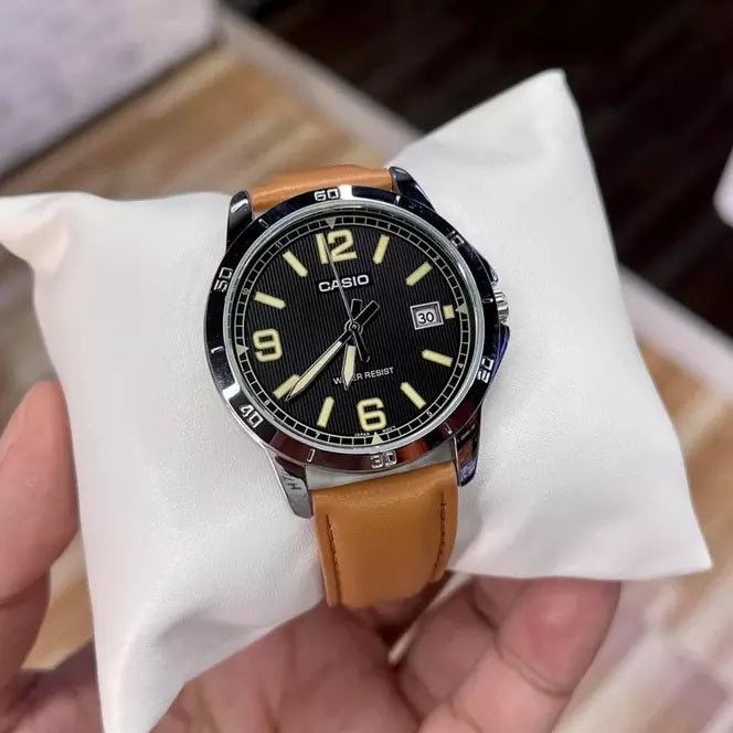 WW1234 Casio Standard Date Belt Watch MTP-V004L-1B2UDF