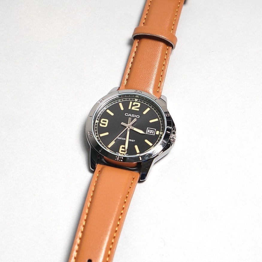 WW1234 Casio Standard Date Belt Watch MTP-V004L-1B2UDF