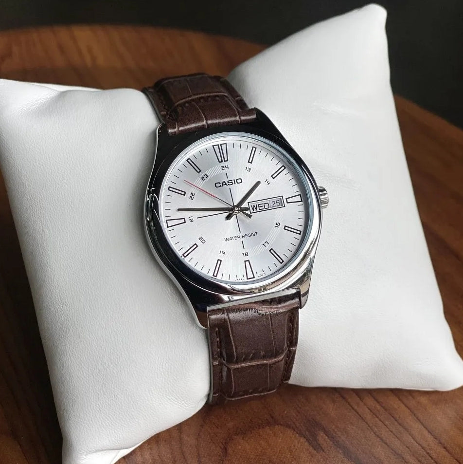 WW2512 Casio Standard Day Date Belt Watch MTP-V006L-7CUDF