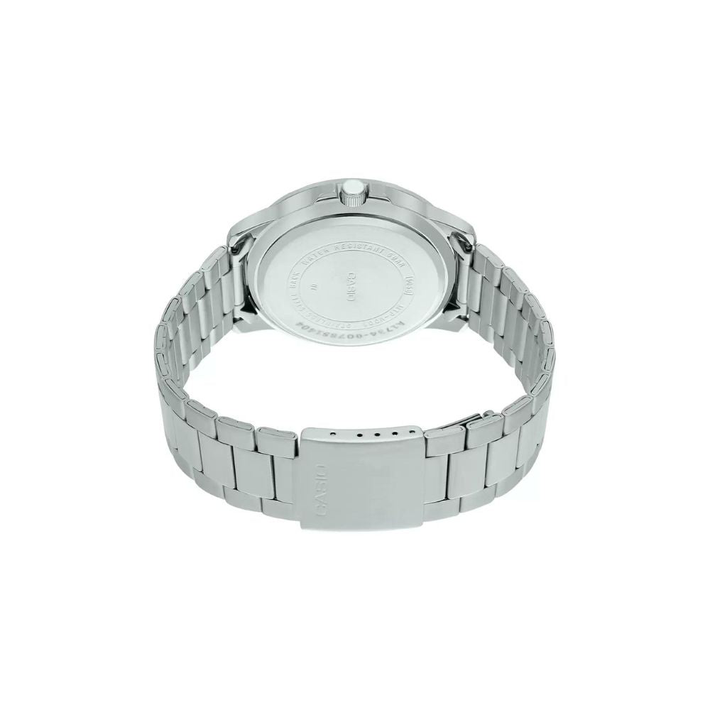 CASIO MTP-VD01D-1CVUDF OROLOGIO UOMO ACCIAIO NERO DATA 43mm SOTTOCOSTO CASIO MTP-VD01D-1CVUDF OROLOGIO UOMO ACCIAIO NERO DATA 43mm SOTTOCOSTO