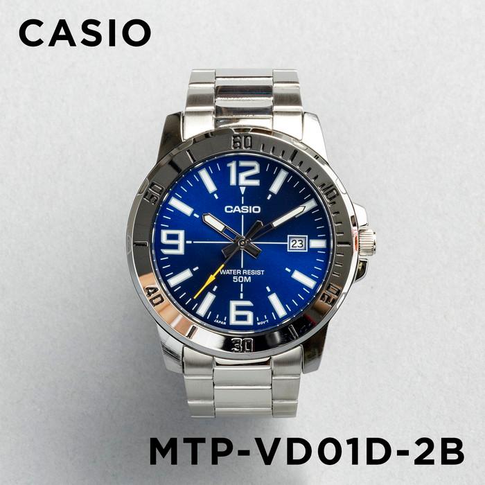 WW0009 Casio Enticer Date Chain Watch MTP-VD01D-2BVUDF