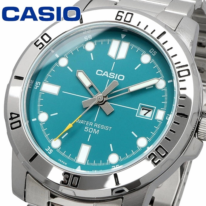 WW2864 Casio Enticer Date Chain Watch MTP-VD01D-3E2VUDF