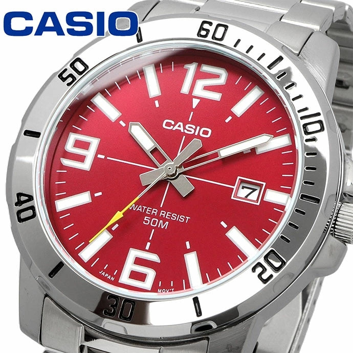 WW2865 Casio Enticer Date Chain Watch MTP-VD01D-4BVUDF
