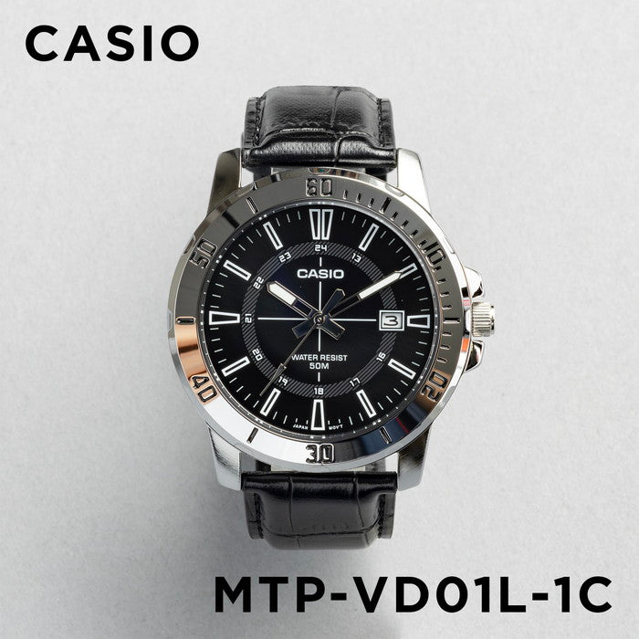 WW2489 Casio Enticer Date Belt Watch MTP-VD01L-1CVUDF