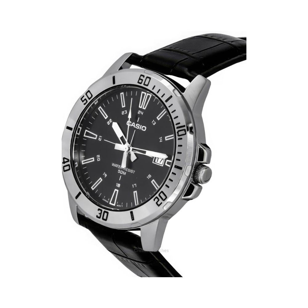 WW2489 Casio Enticer Date Belt Watch MTP-VD01L-1CVUDF