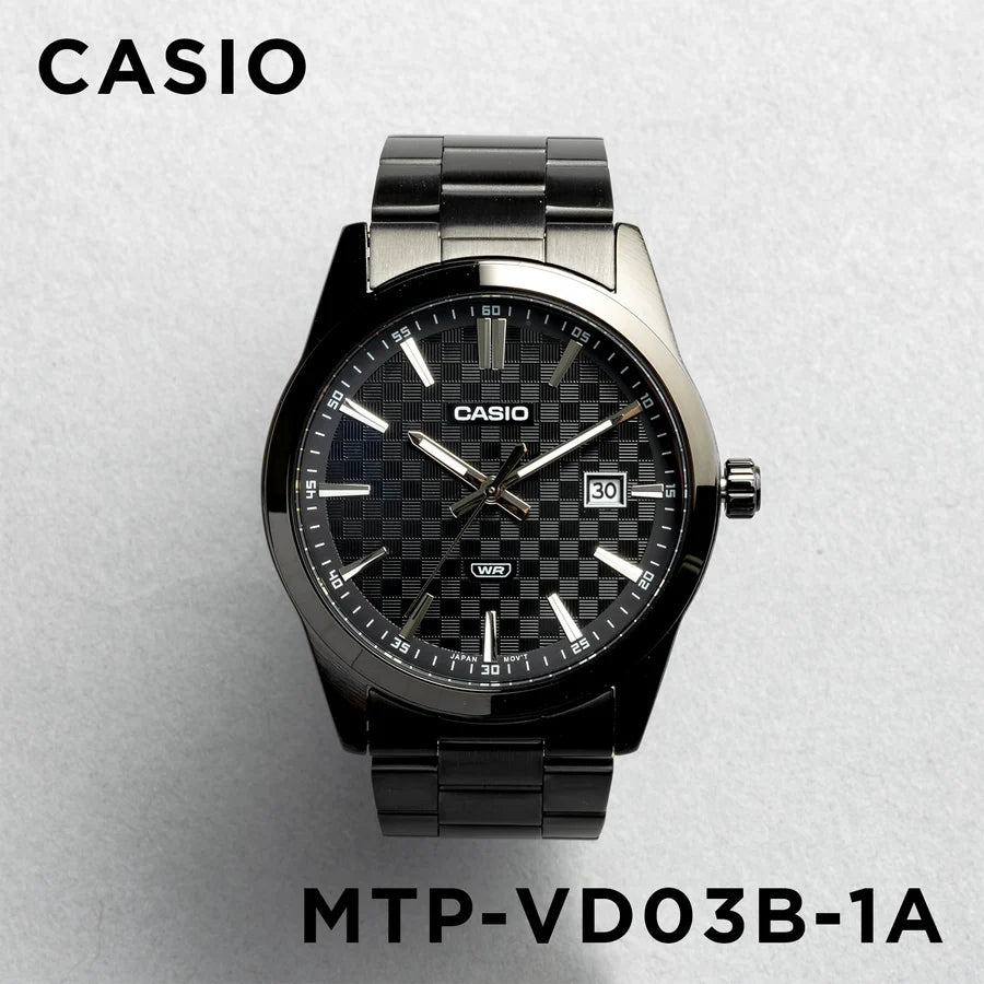 WW2541 Casio Standard Date Chain Watch MTP-VD03B-1AUDF