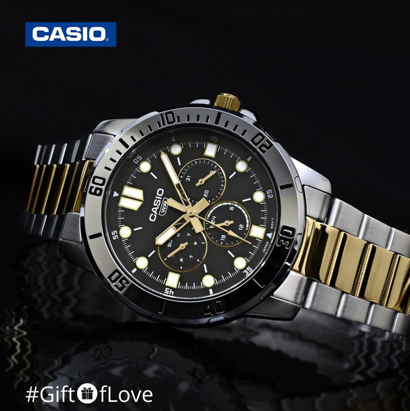 Casio Enticer Multifunction Watch MTP-VD300SG-1EUDF Bangladesh – STYLEBUD.COM