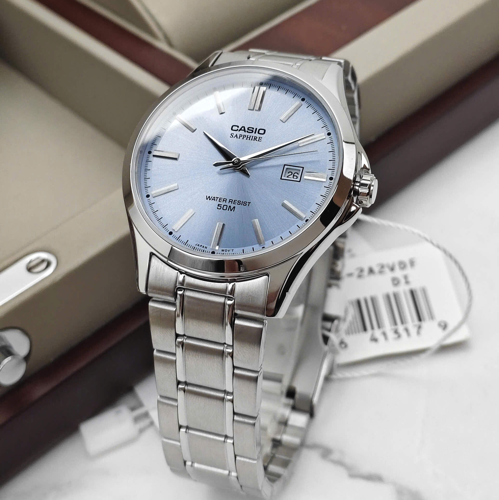 Casio MTS-115D-2A2VDF Watch with Official Warranty Card – STYLEBUD.COM