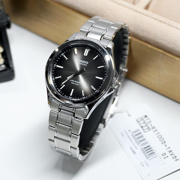 WW3190 Casio Standard Sapphire Solar Powered Chain Watch MTS-RS100D-1AVDF