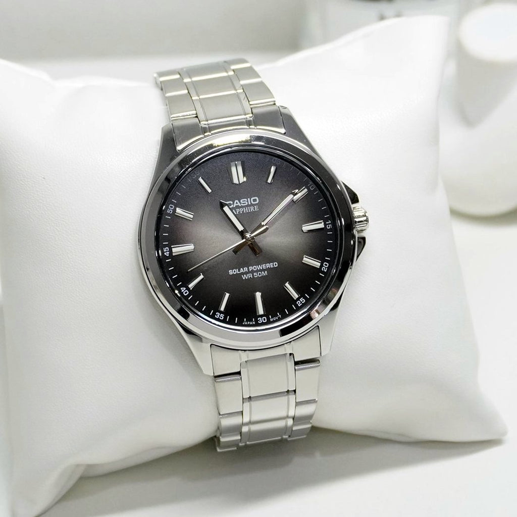 WW3190 Casio Standard Sapphire Solar Powered Chain Watch MTS-RS100D-1AVDF