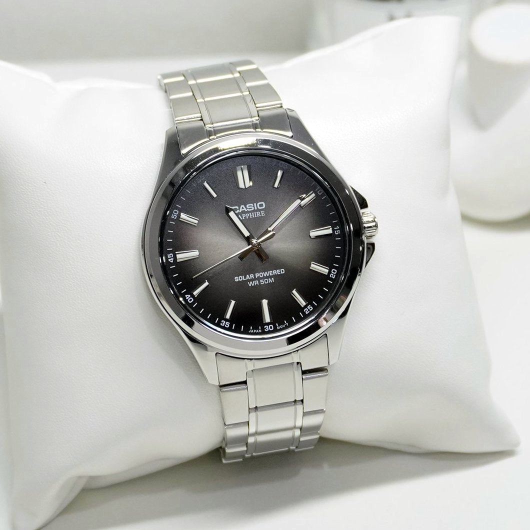 WW3190 Casio Standard Sapphire Solar Powered Chain Watch MTS-RS100D-1AVDF