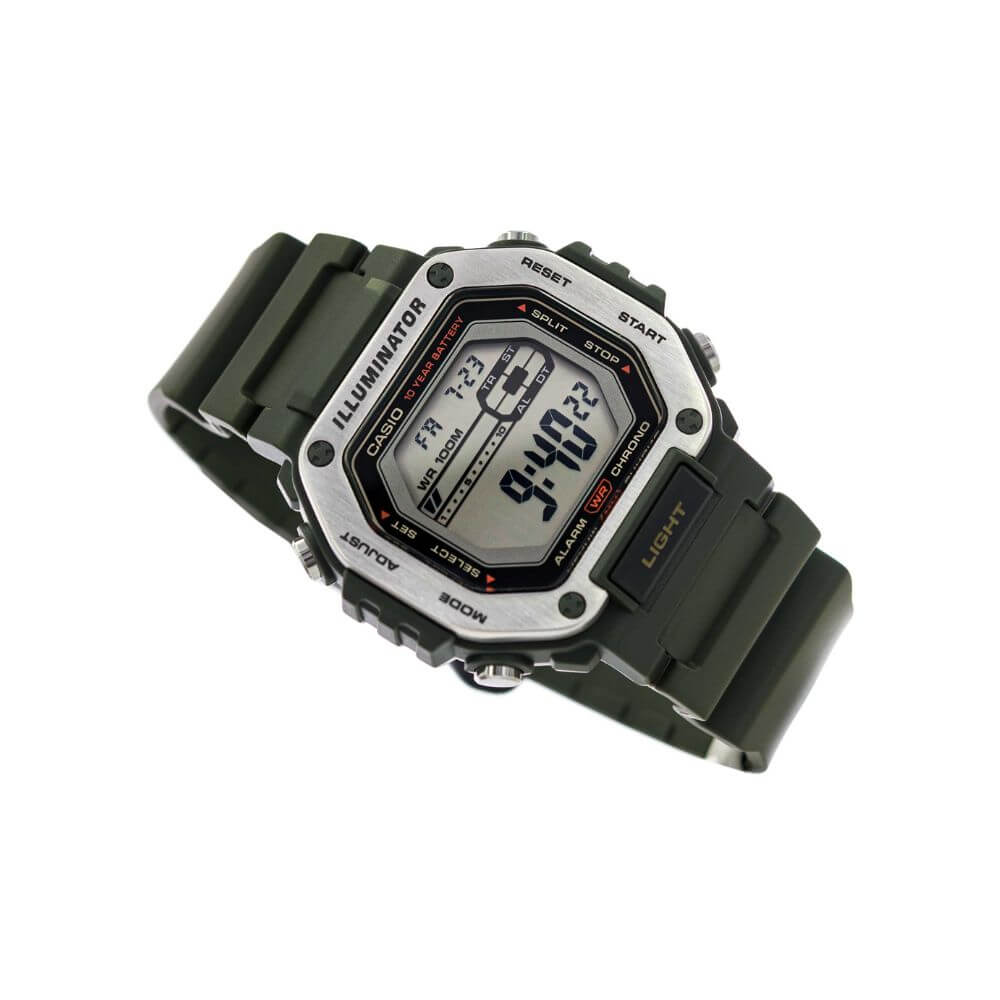 WW2859 Casio Standard Illuminator Digital Resin Belt Watch MWD-110H-3AVDF