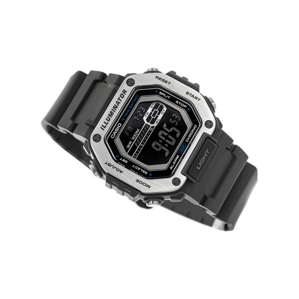 WW2861 Casio Standard Illuminator Digital Resin Belt Watch MWD-110H-8BVDF