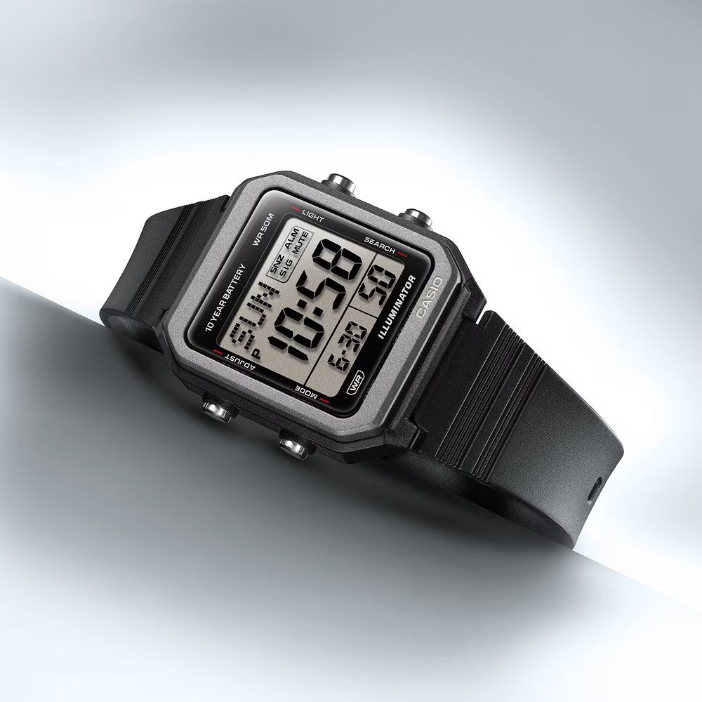 WW3182 Casio Youth Digital Resin Belt Watch W-221H-1AVDF