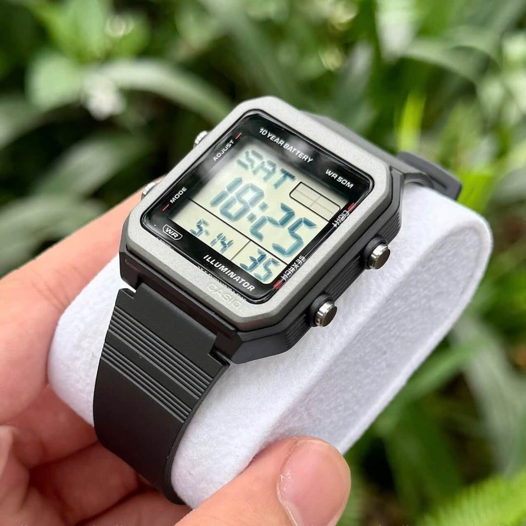 WW3182 Casio Youth Digital Resin Belt Watch W-221H-1AVDF