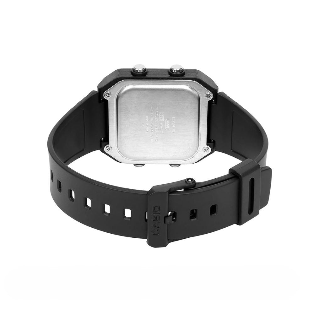 WW3182 Casio Youth Digital Resin Belt Watch W-221H-1AVDF