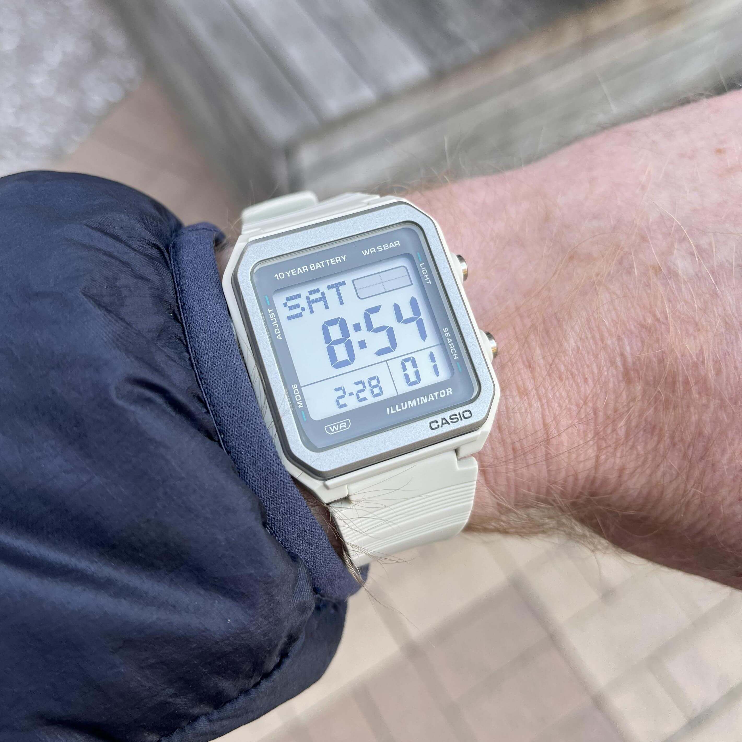 WW3184 Casio Youth Digital Resin Belt Watch W-221H-8AVDF