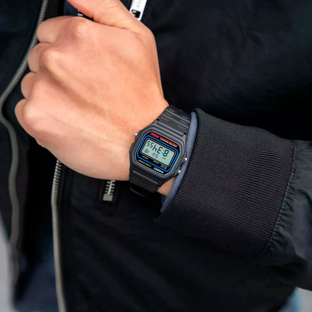 WW0356 Casio Vintage Digital Resin Belt Watch W-59-1VQD